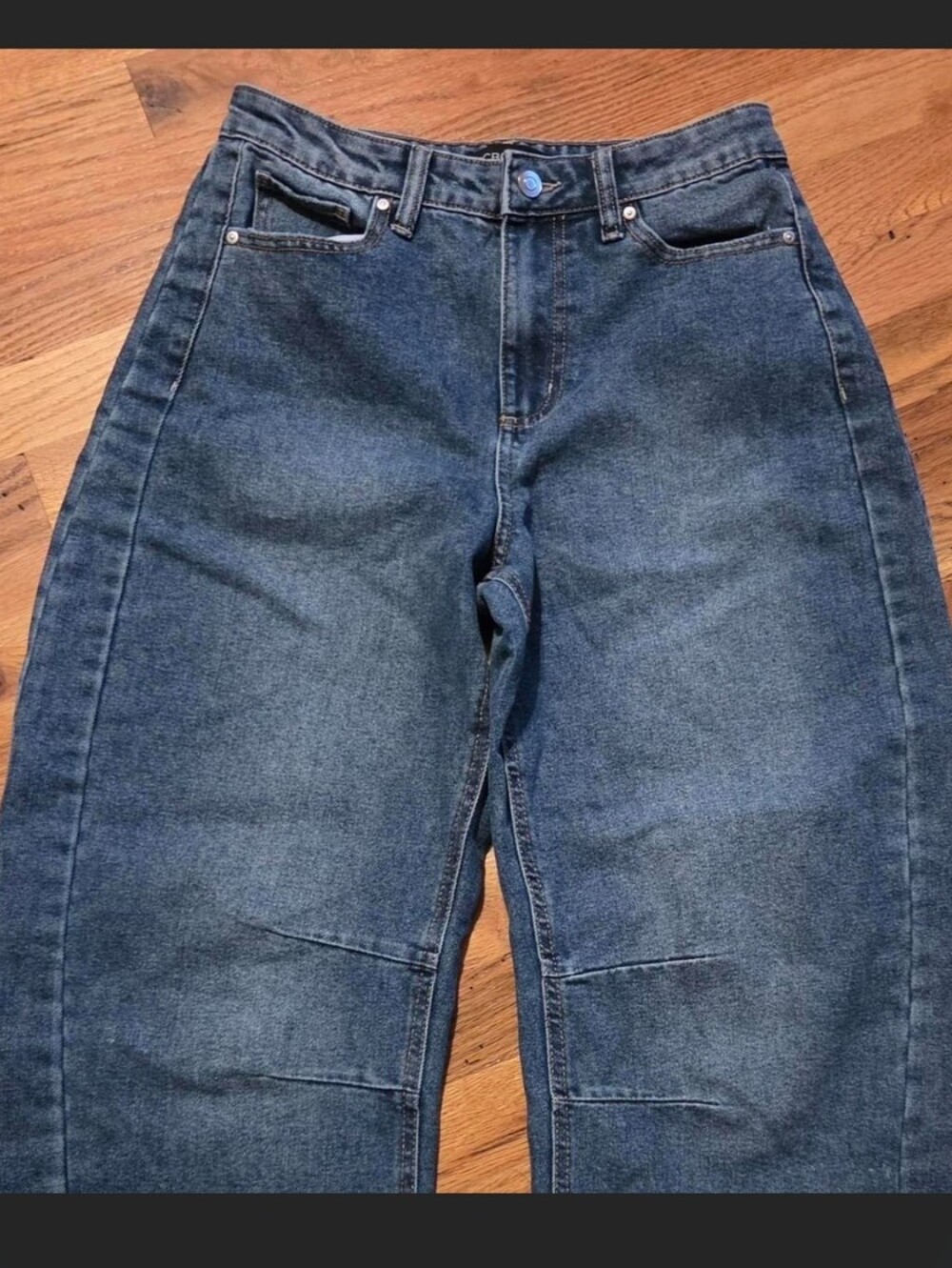 BCBGeneration Barrel Jeans Classic High-Rise Women's 5/27 Blue